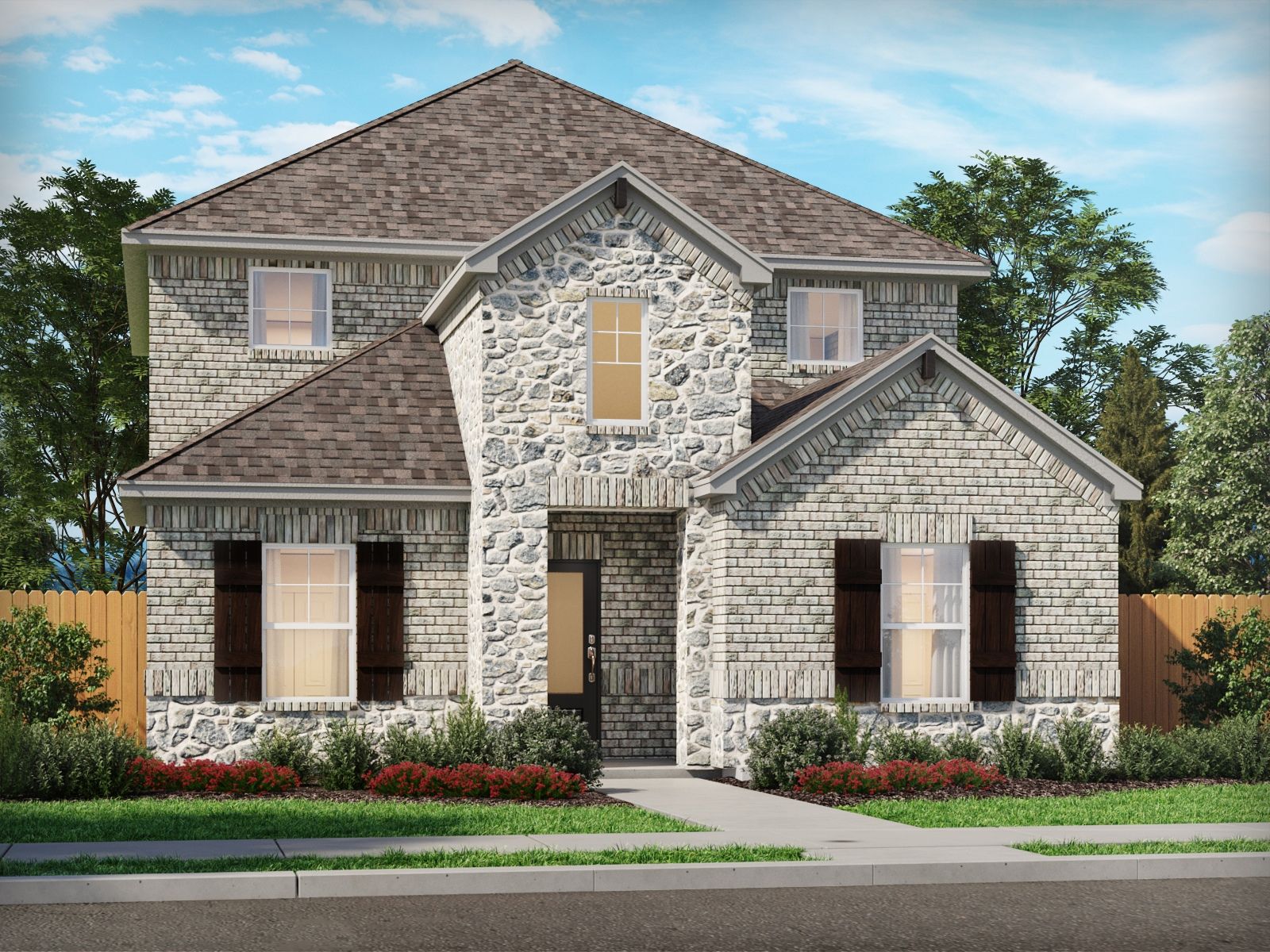 Trails at Cottonwood Creek por Meritage Homes en Dallas Texas
