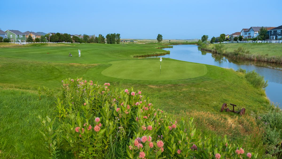 Enjoy a round of golf, just down the street from your new home.