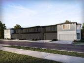 The Meadow at Crossprairie Townes por Meritage Homes en Orlando Florida
