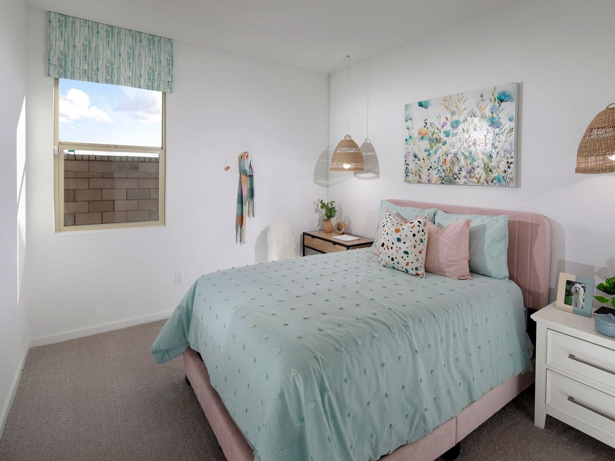 Mason bedroom modeled at San Tan Groves