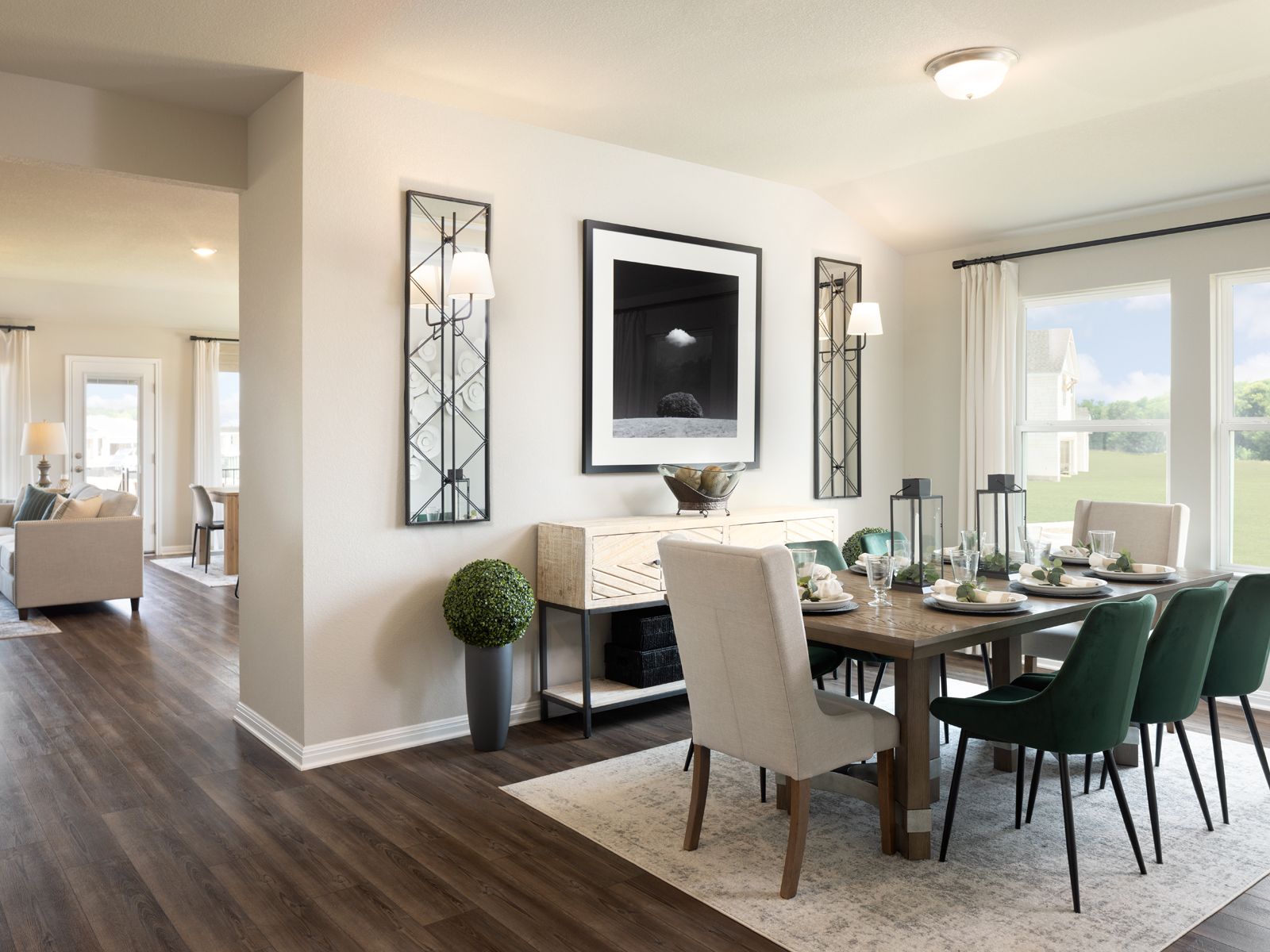 Use your flex space as a formal dining room to make every dinner feel like a special occasion.