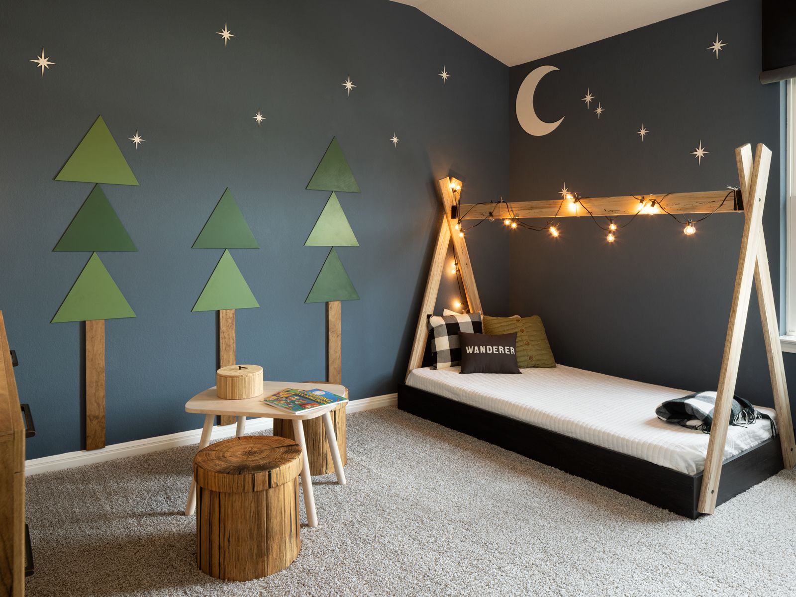 Spacious secondary bedrooms offer a unique space for every family member.