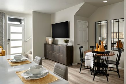 Welcome to the Willow floorplan modeled at Horizon Uptown in Aurora, CO.