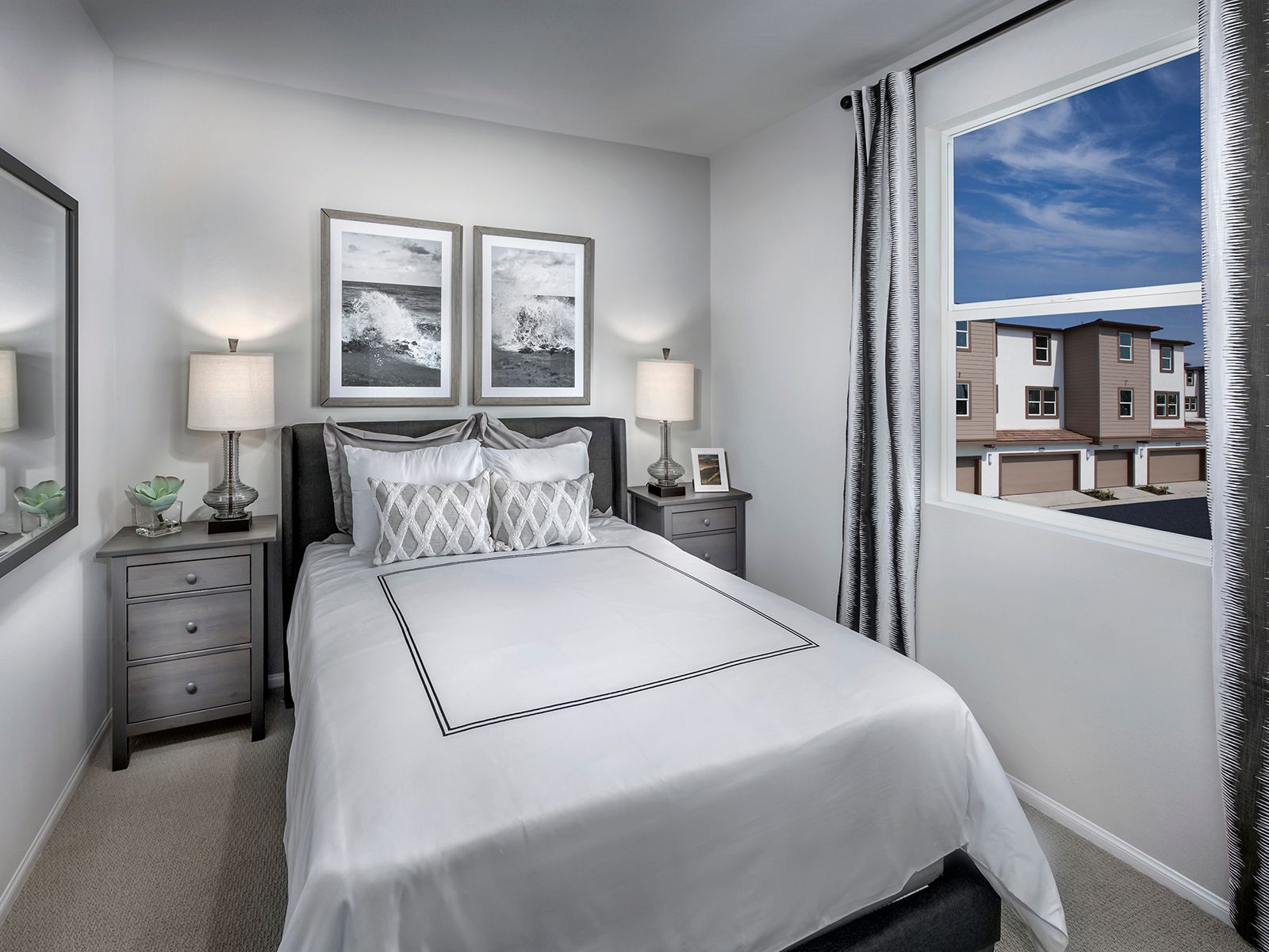 Residence 1 floorplan modeled at a nearby Meritage community.