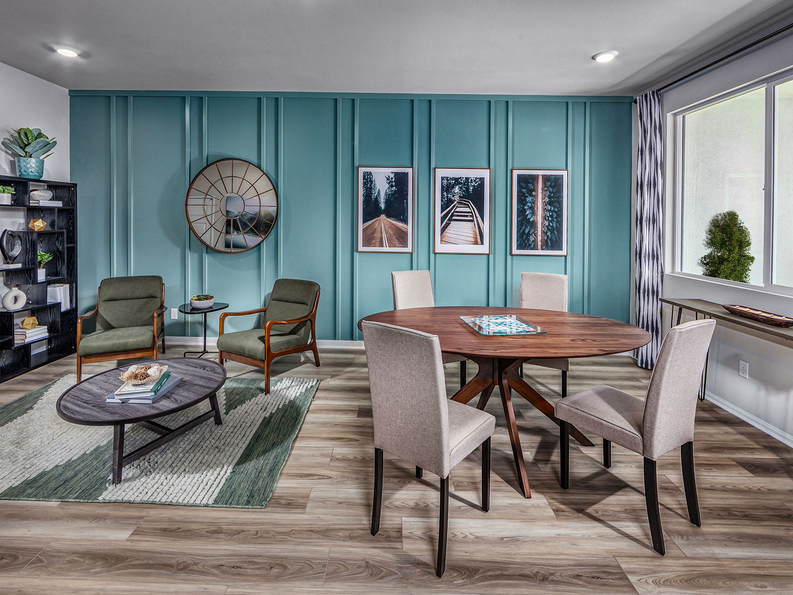 Flex room in the 1636 floorplan at a Meritage Homes community in Pomona, CA.