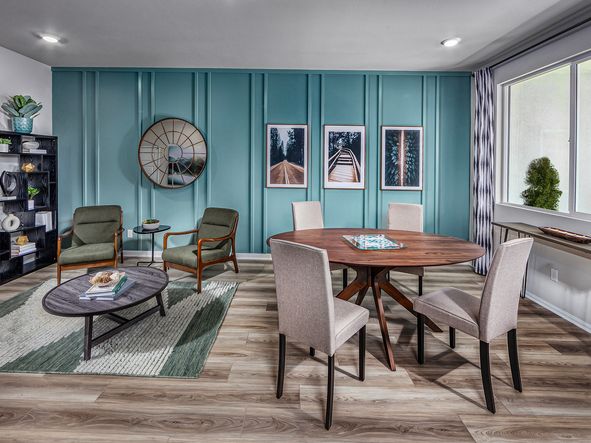Flex room in the 1636 floorplan at a Meritage Homes community in Pomona, CA.