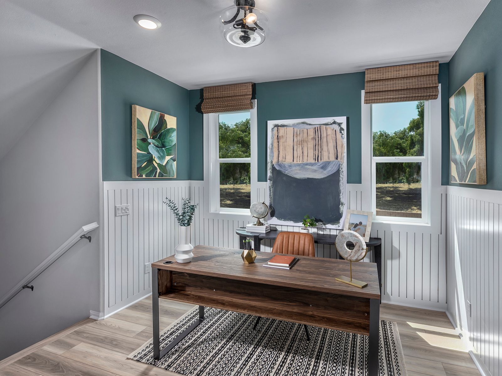 Residence 3 interior image modeled at a nearby Meritage community.