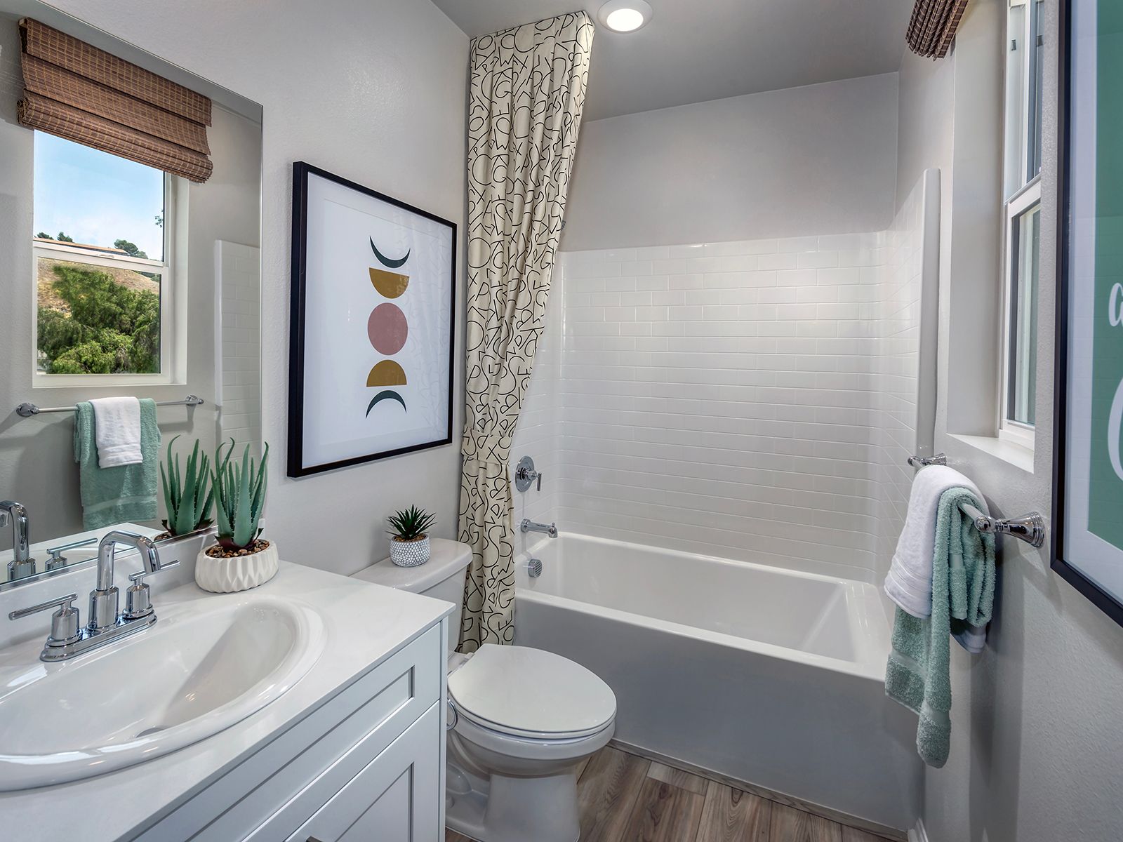 Residence 3 interior image modeled at a nearby Meritage community.