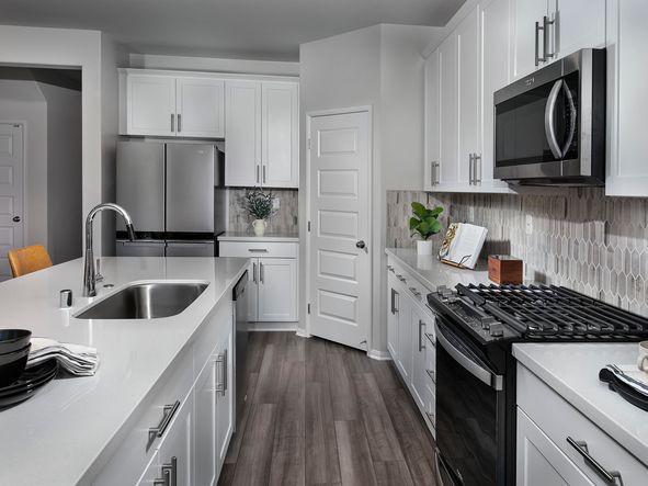 Homeowners will love the high-end designer finishes.