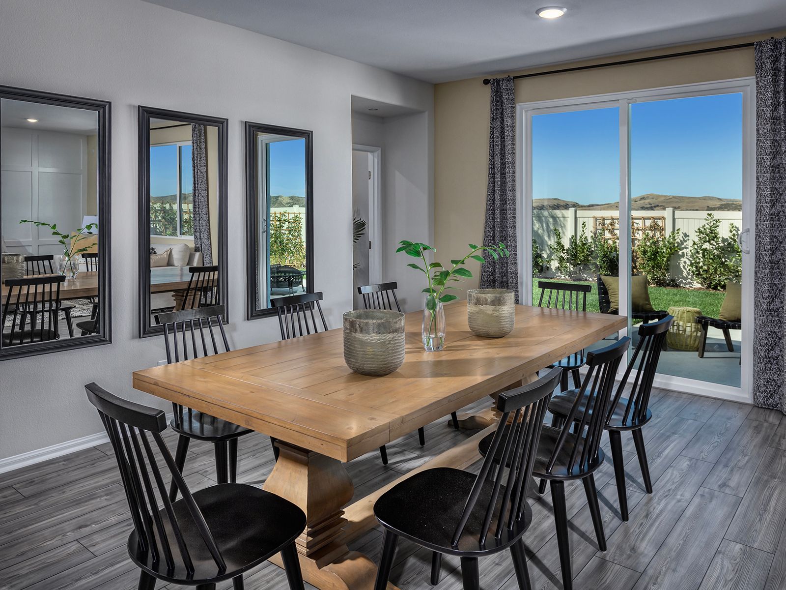 Residence 2 floorplan modeled at a nearby Meritage community.