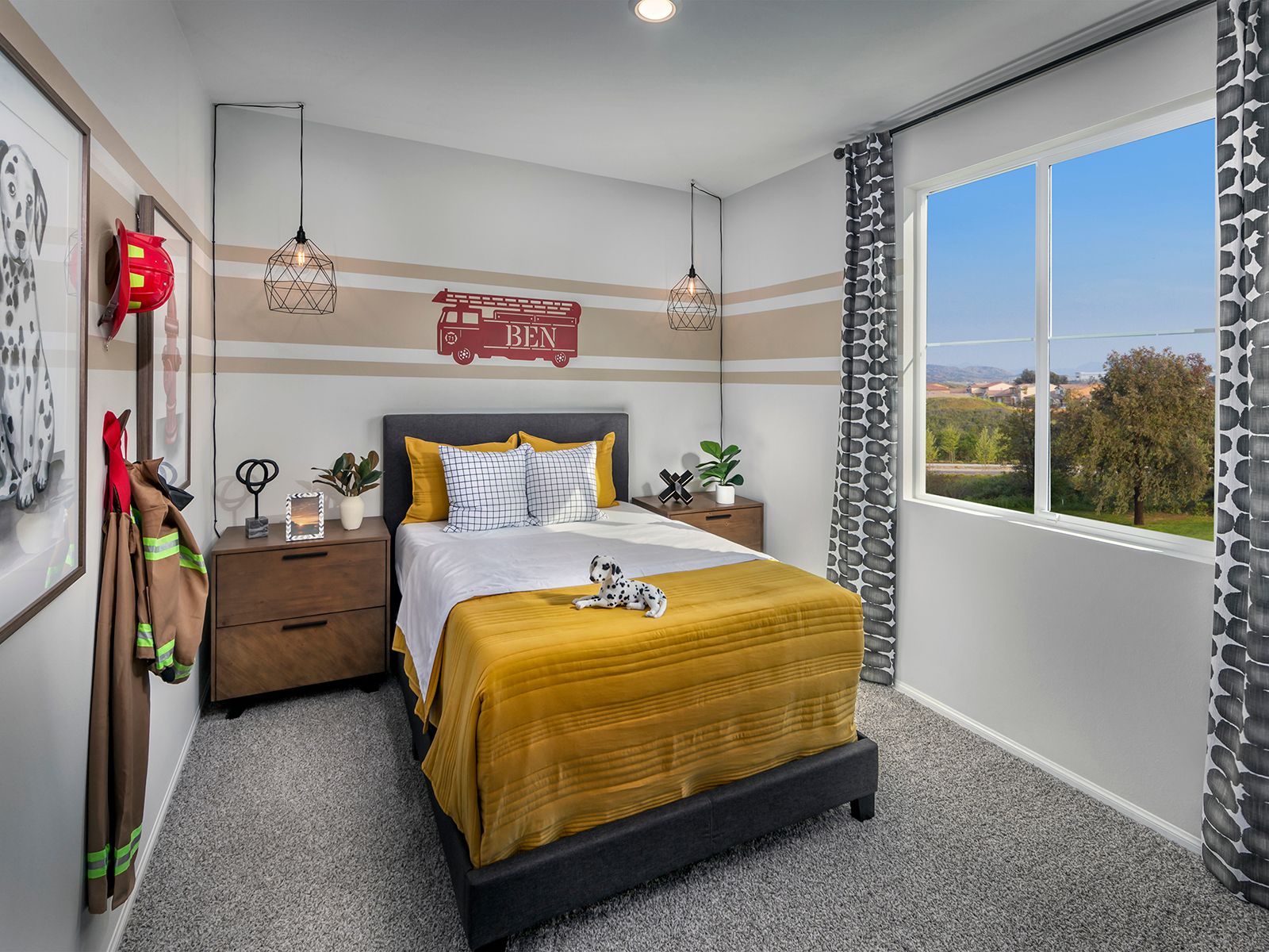 Residence 2 floorplan modeled at a nearby Meritage community.