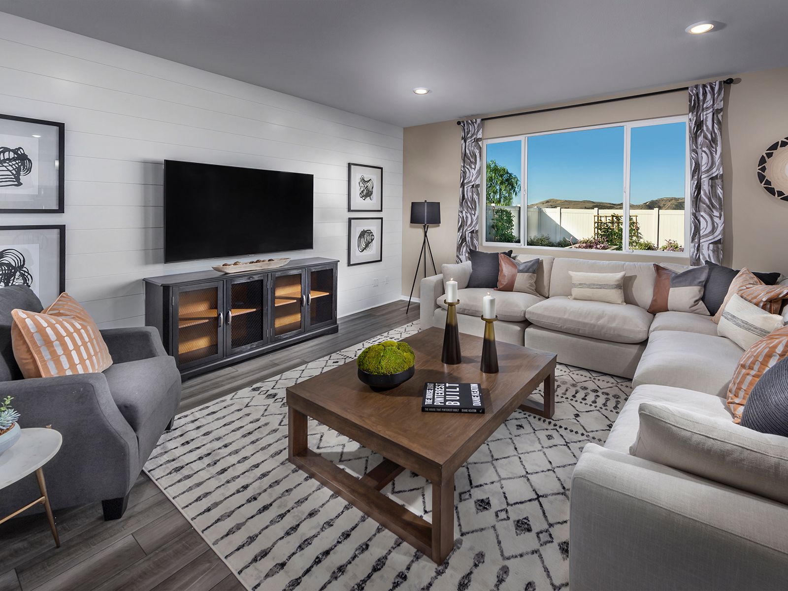 Residence 3 floorplan modeled at a nearby Meritage community.