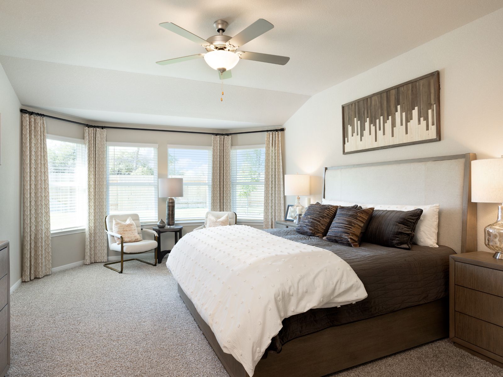 Enjoy plenty of natural light in the primary suite.