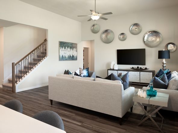 Spend some down time in the cozy living room.