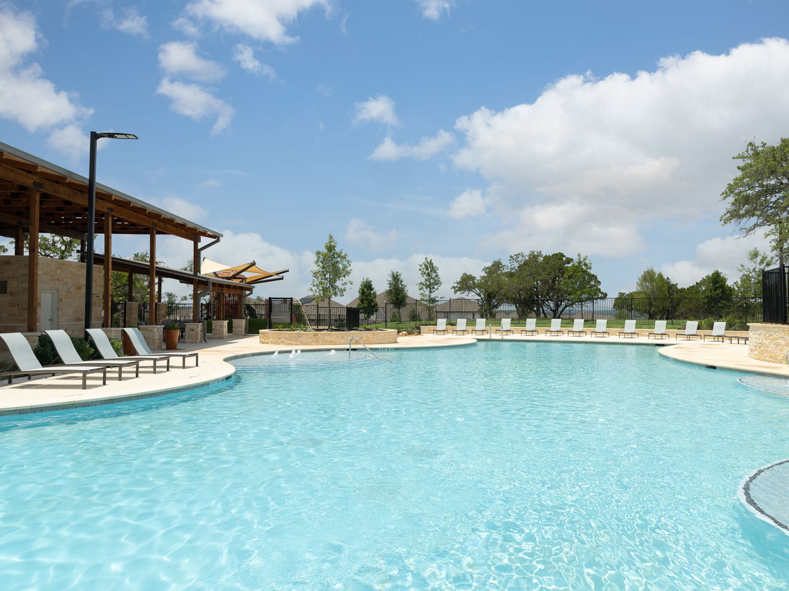 Cool off on a hot summer day in the resort-style pool.