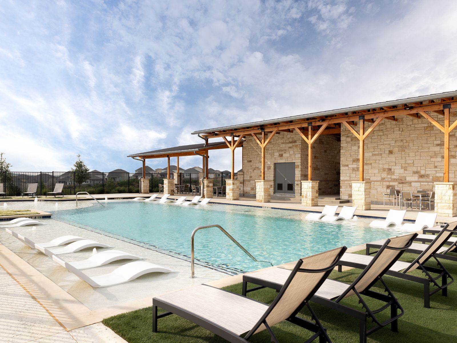 Cool off on a hot summer today at the resort-style pool.