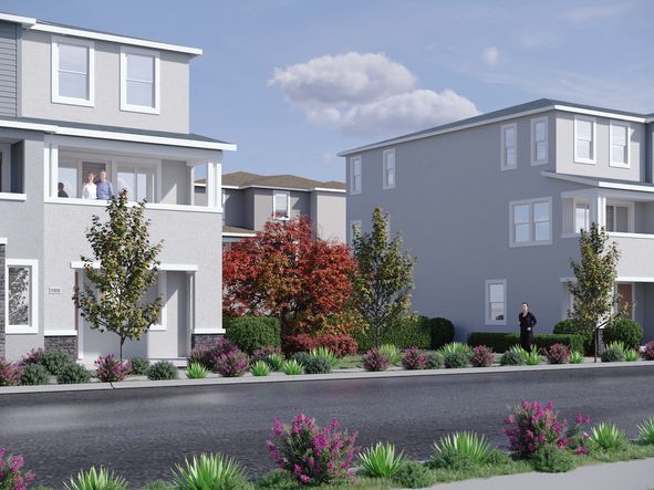 Introducing a community of upgraded, three-story townhomes.