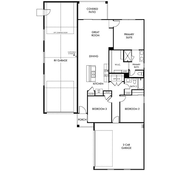 Atlas - RV Garage Included floor plan