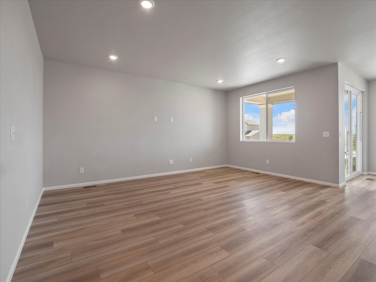 The Primrose floorplan, images taken at Buffalo Highlands.