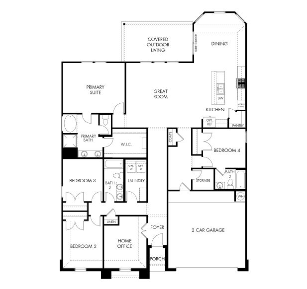 The Plymouth (C525) - Big Sky Ranch - Executive Collection: Dripping Springs, Texas - Meritage Homes