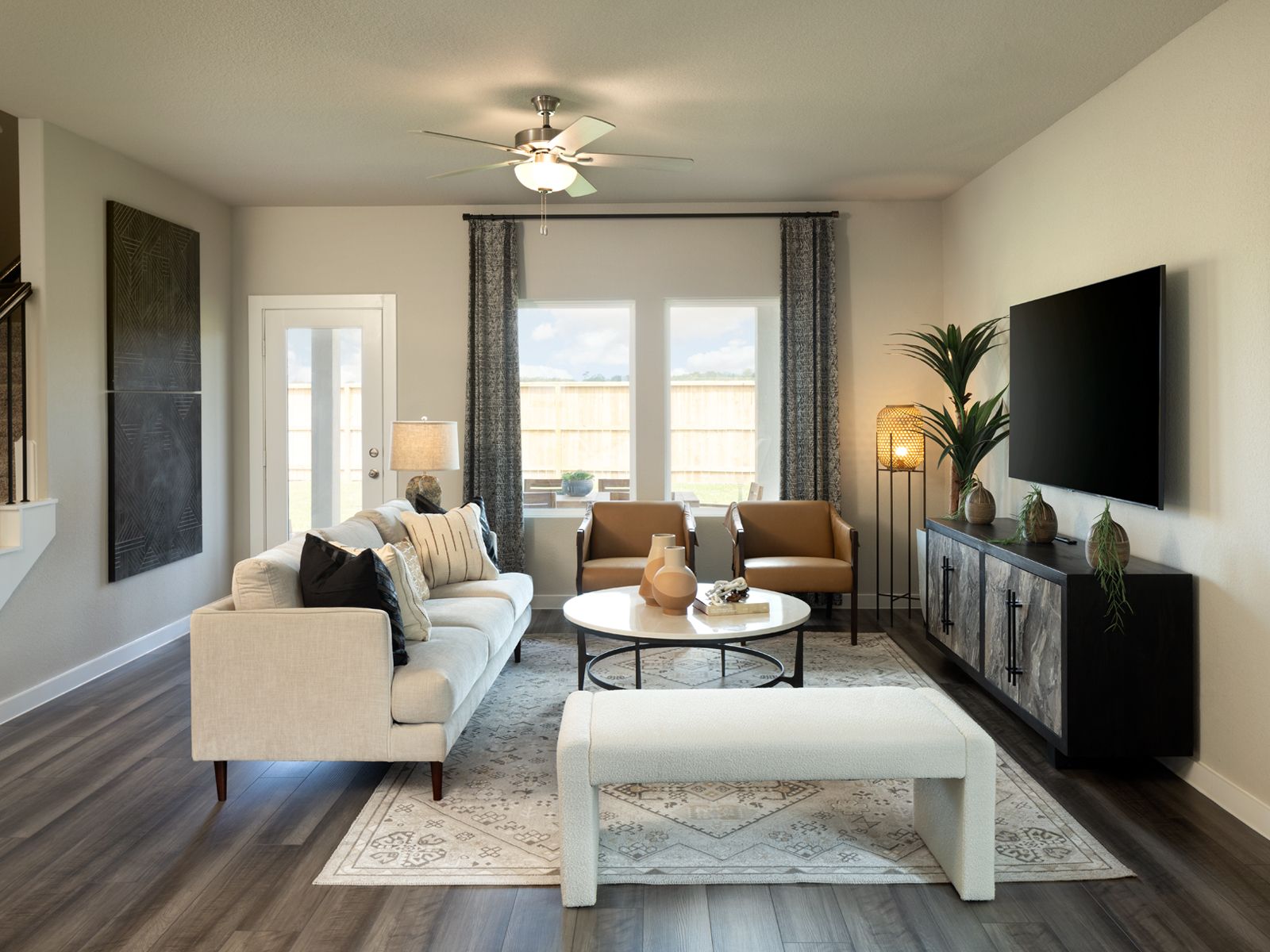 Hosting is a breeze with this open concept plan.