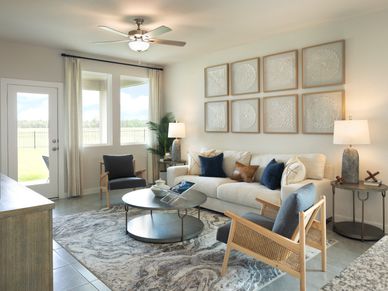 Host gatherings with ease in the spacious living area.