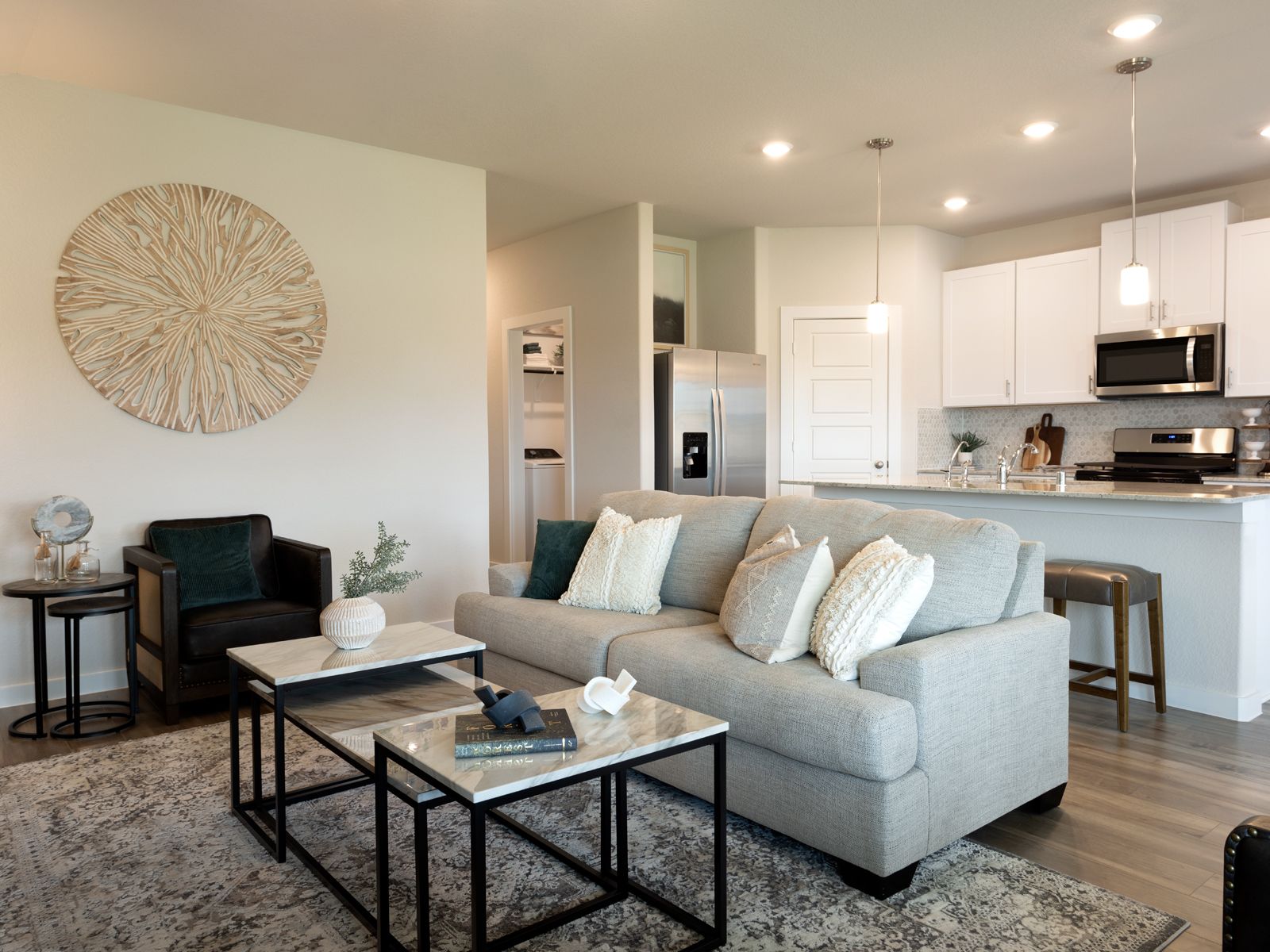 You'll never miss a moment in this open concept plan.