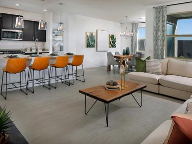 Living Area in Mason Floorplan at The Enclave on Olive