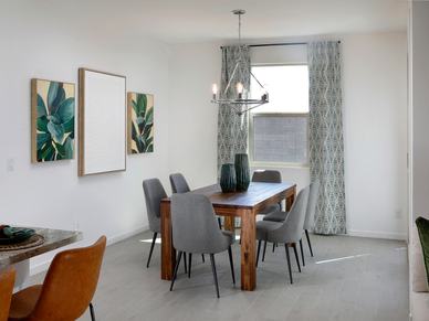 Dining Area in Mason Floorplan at The Enclave on Olive