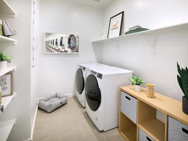 Laundry in Mason Floorplan at The Enclave on Olive