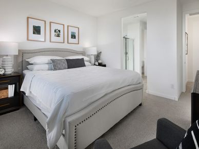 Primary Bed in Carson Floorplan at The Enclave on Olive