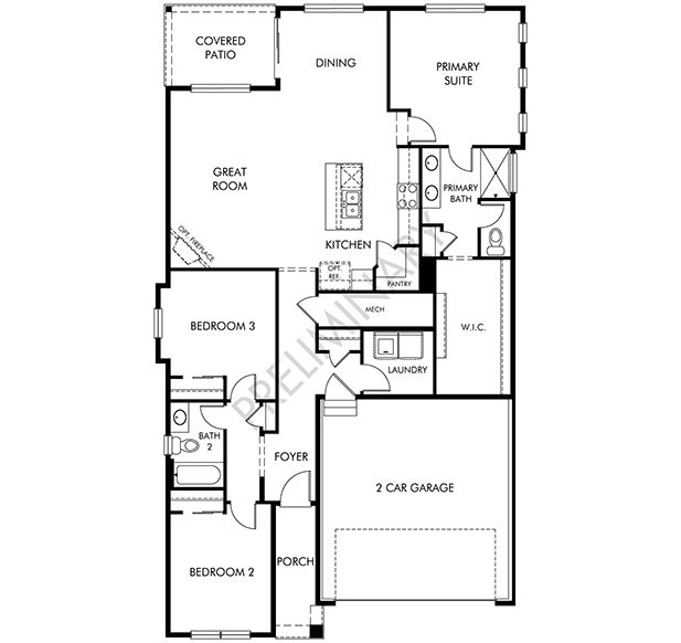 Primrose floor plan