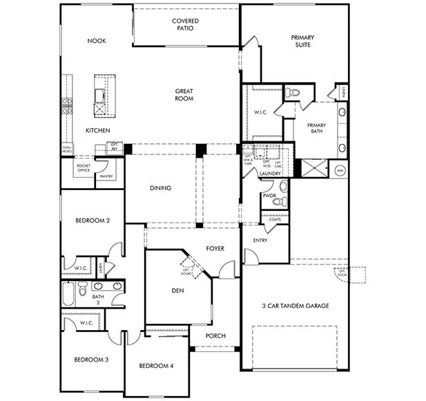 Saguaro floor plan