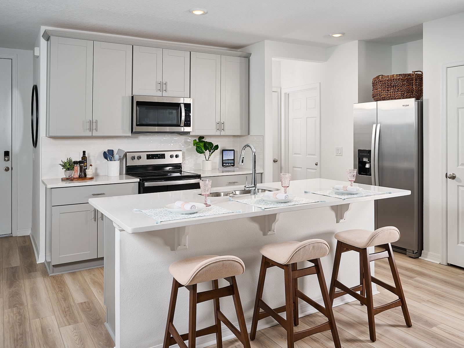 Kitchen in the Oakville floorplan at The Meadow at Crossprairie