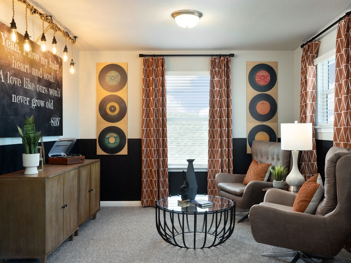 The study space upstairs is great to make the space your own.