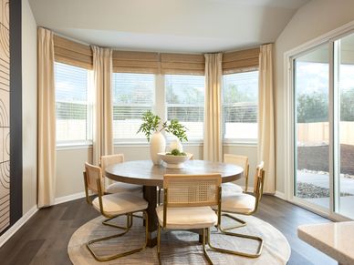Enjoy some natural lighting in the dining room.