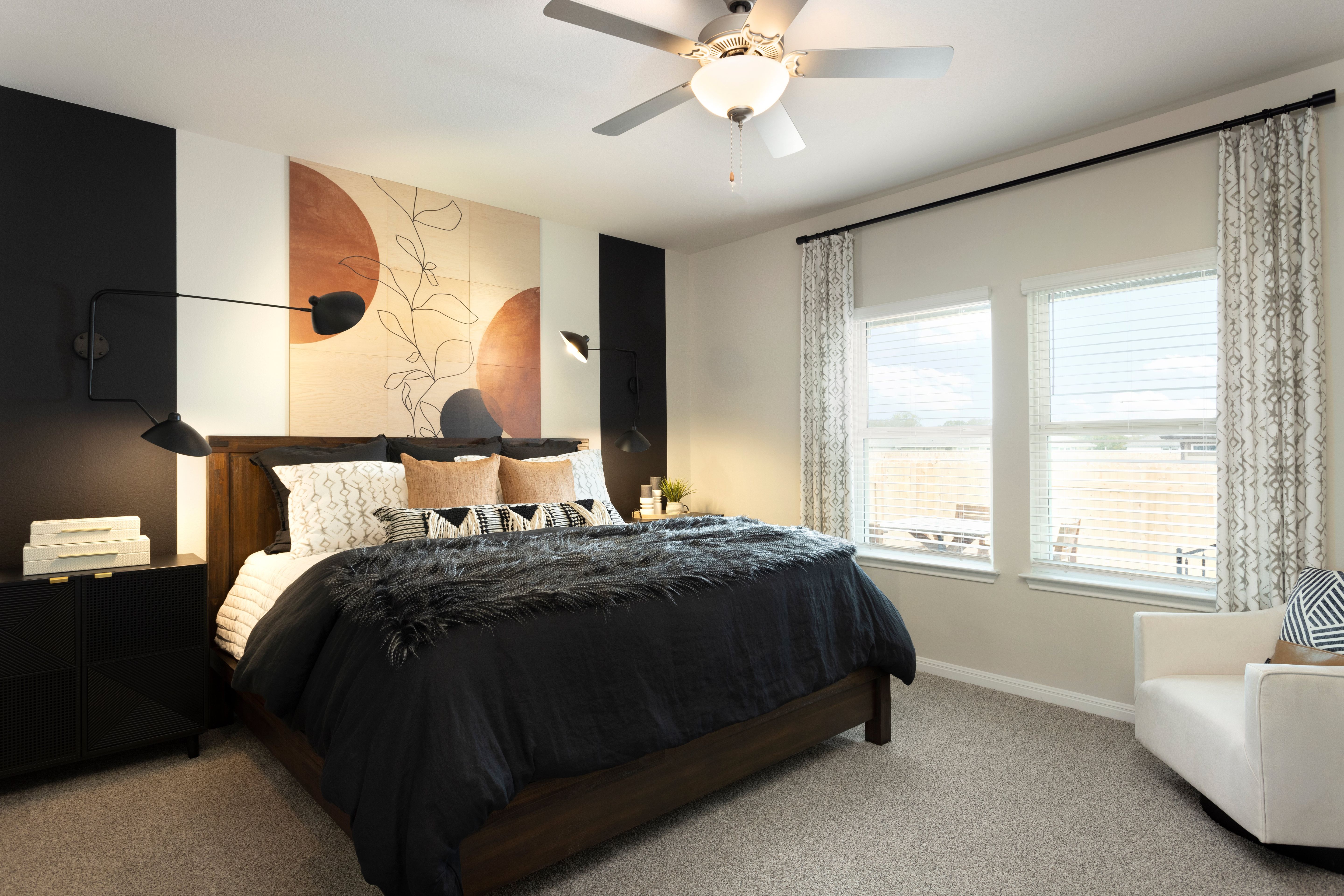 Enjoy lots of natural light in the primary suite.
