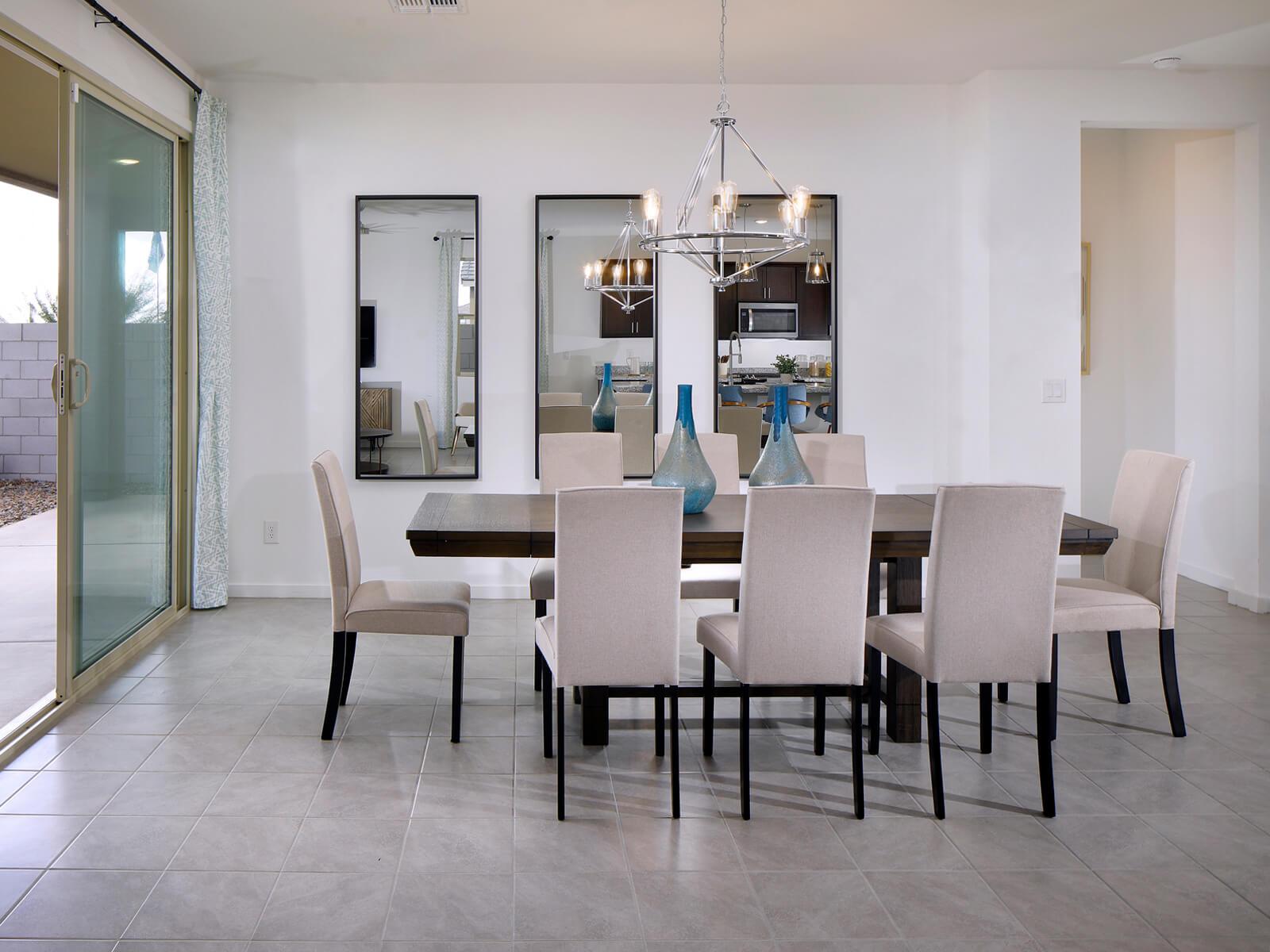 Dining Area in the Avery Floorplan at Paloma Creek in Phoenix, Arizona