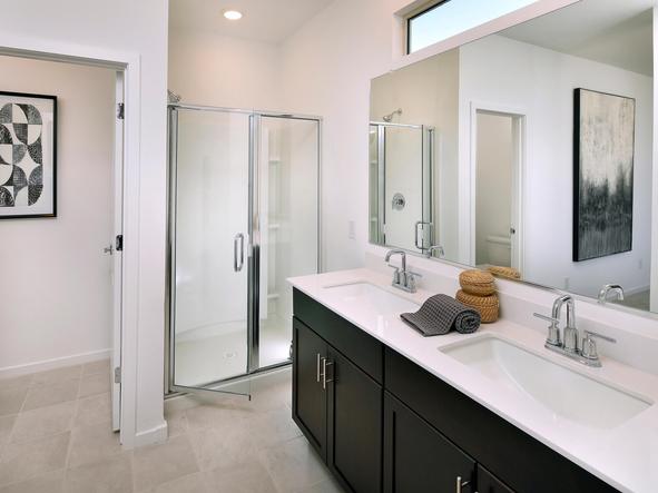 Enzo floorplan image modeled at Paloma Creek in Surprise, AZ.