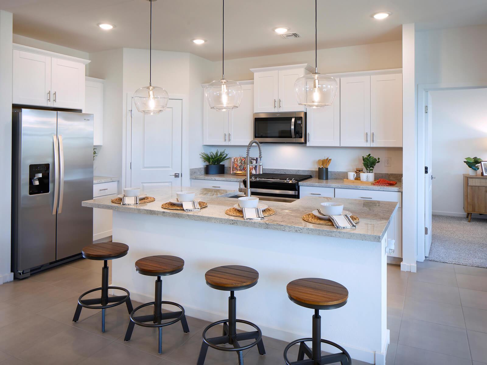 The 1820 floorplan modeled at Paloma Creek in Phoenix, Arizona.