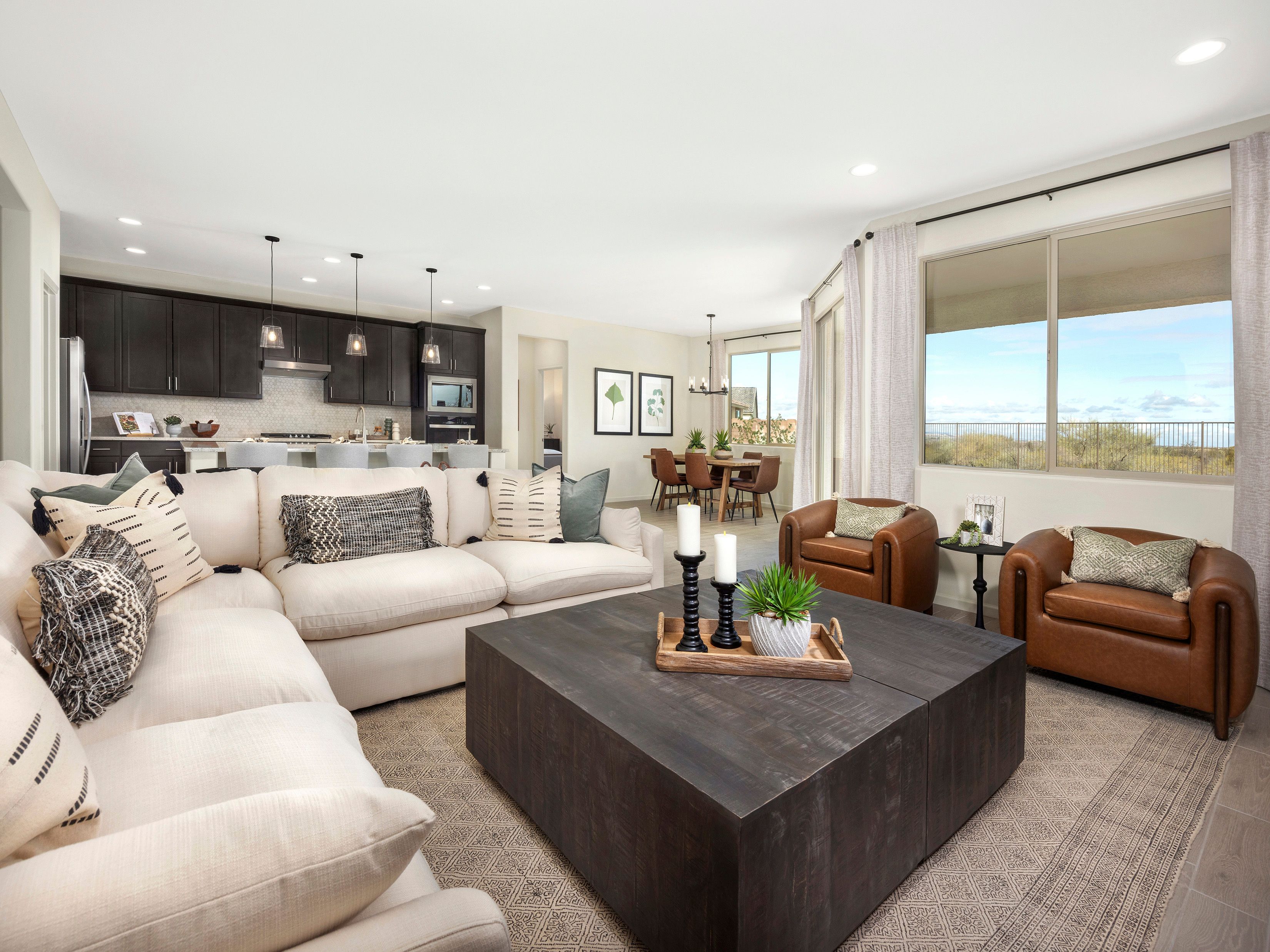 Enjoy open concept living in the spacious great room.