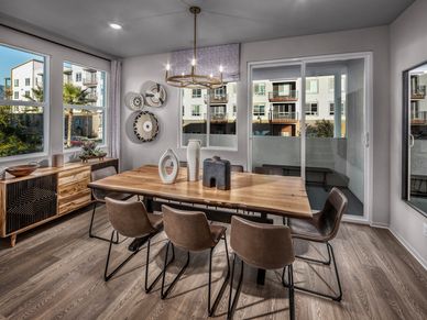 Recap the day and enjoy meals together in the dedicated dining space.
