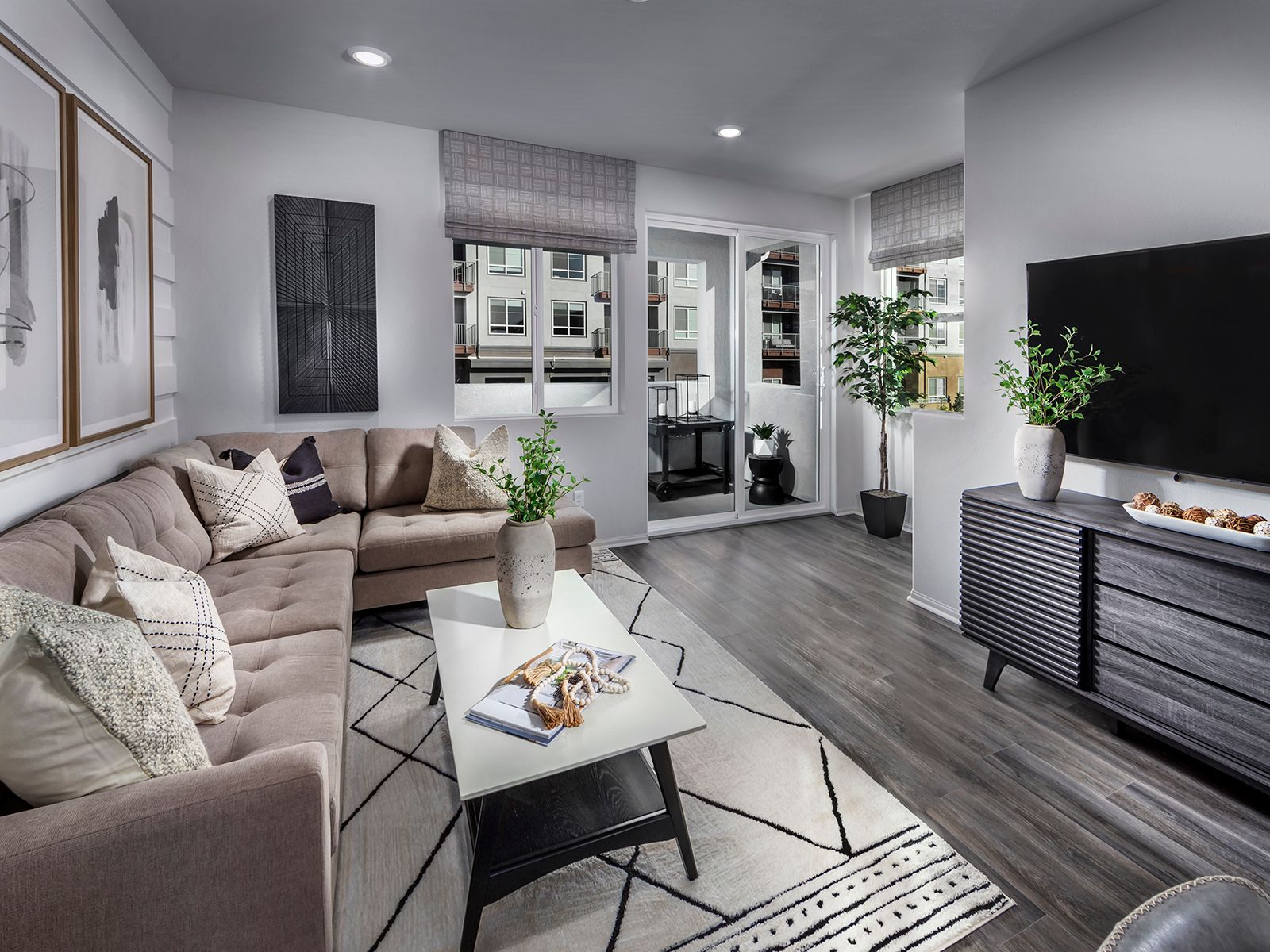Residence 2 interior image modeled at a nearby Meritage community.