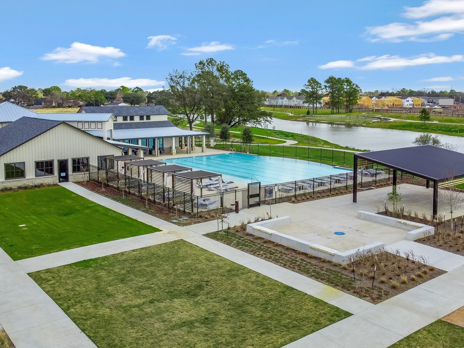 Enjoy the new amenity center.
