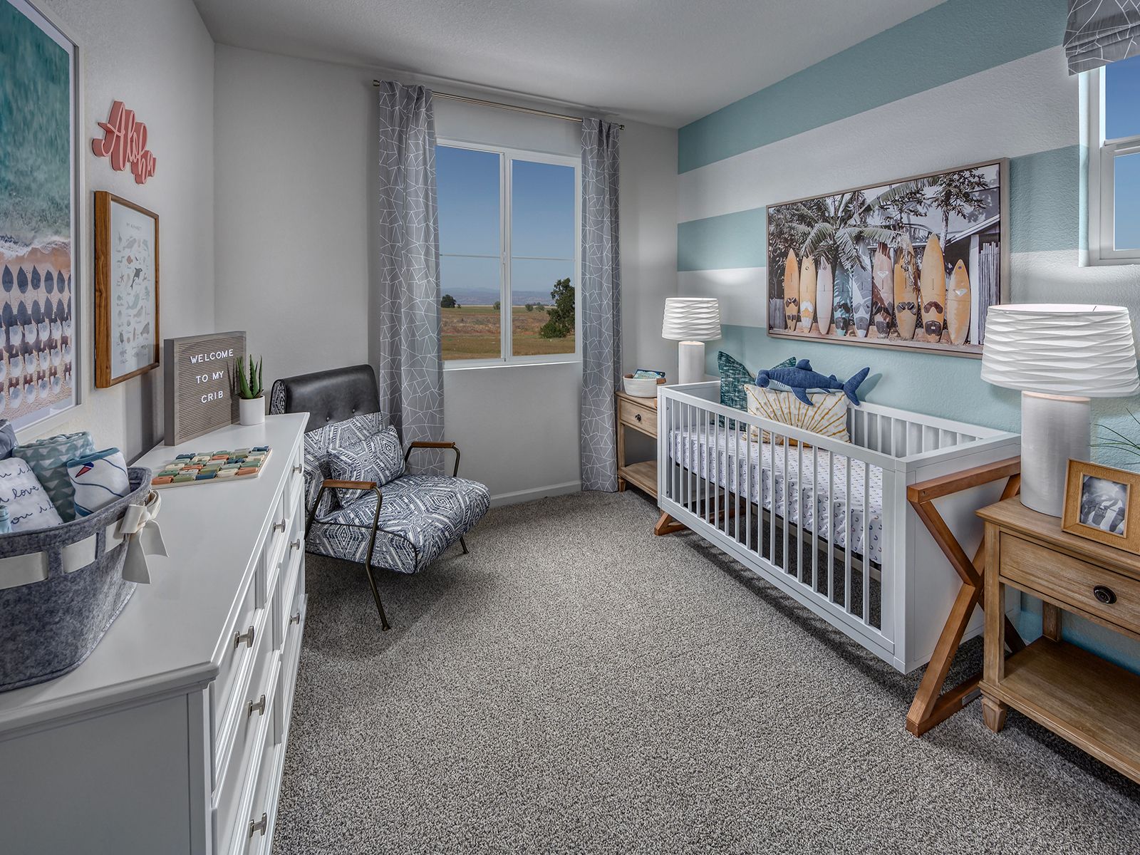 Residence 2 bedroom modeled at a nearby Meritage community.