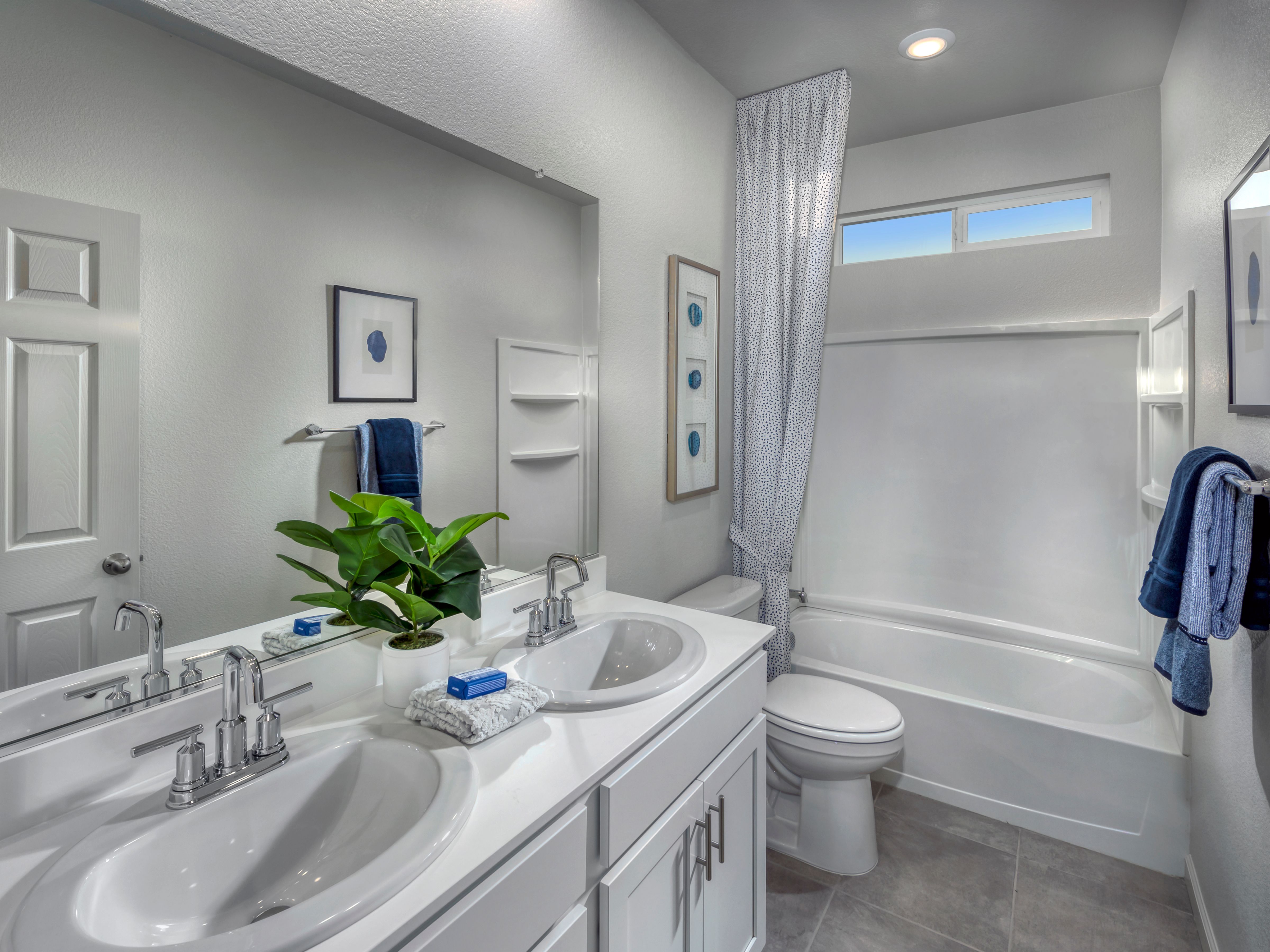 Bathroom at a Meritage Homes community in Winters, CA.