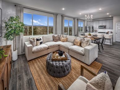 Stay connected with the family in the open-concept floorplans.