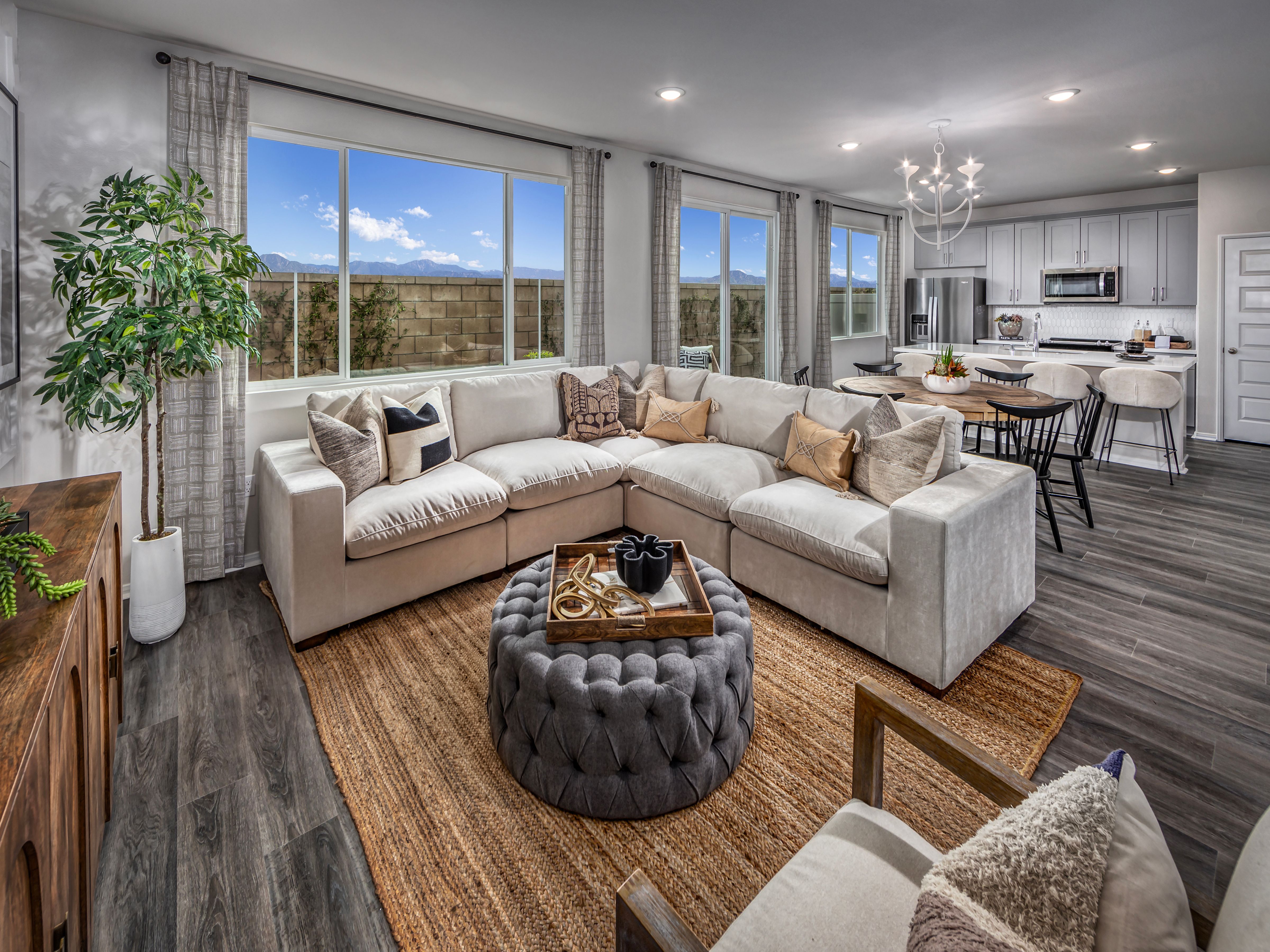 Stay connected with the family in the open-concept floorplans.