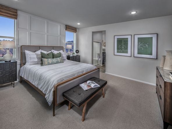 Enjoy privacy with the primary suite tucked away from other bedrooms.