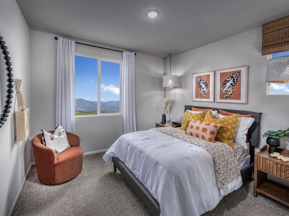 Stay close to children with secondary bedrooms close to the primary suite.